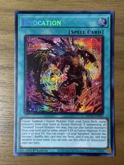 Yu-Gi-Oh - Invocation Alternate Art - MP24-EN060 - Prismatic Secret Rare - Image 1