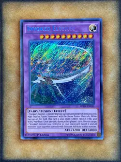 Yugioh Invoked Elysium FUEN-EN033 Secret Rare 1st Ed NM - Image 1