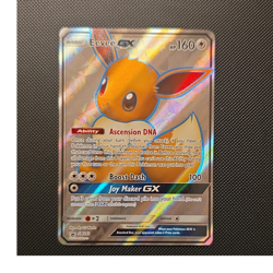 Pokemon TCG Eevee GX Promo Holo SM242 Sm Basic 160 HP English - Image 1