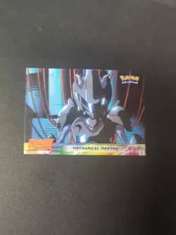 LP! 1999 Topps Pokemon Movie Mewtwo Strikes Back Mechanical Mewtwo #6 Blue Label - Image 1