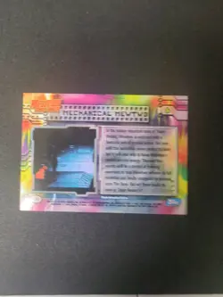 LP! 1999 Topps Pokemon Movie Mewtwo Strikes Back Mechanical Mewtwo #6 Blue Label - Image 2
