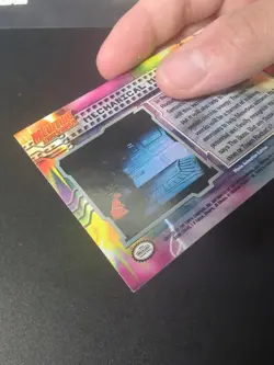 LP! 1999 Topps Pokemon Movie Mewtwo Strikes Back Mechanical Mewtwo #6 Blue Label - Image 3