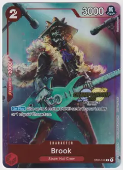 Brook ST01-011 Championship Promo NM One Piece TCG English - Image 1