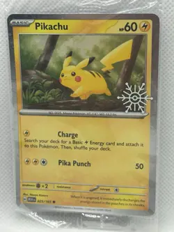 Pikachu - (Holiday Calendar) 025/165 Miscellaneous Cards & Products Holo - Image 1