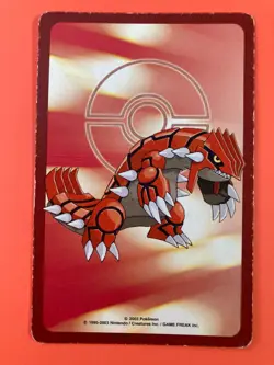 Staryu pokemon Playing Poker Card Groudon Nintendo Japanese Very Rare - Image 4