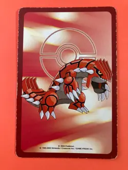 Staryu pokemon Playing Poker Card Groudon Nintendo Japanese Very Rare - Image 5