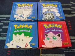 Pokemon McDonalds 23k Gold Card lot 1999 - Mewtwo, Poliwhirl, Togepi, Jigglypuff - Image 1