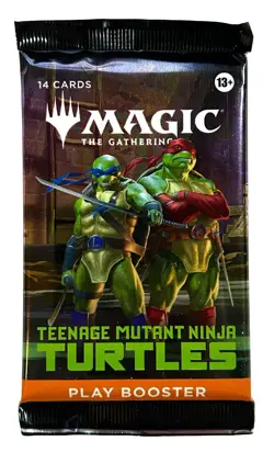 MTG Teenage Mutant Ninja Turtles - Play Booster Pack x12 Lot w/ 90 Lands SEALED - Image 2