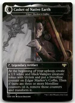 Dracula the Voyager - Edgar, Charmed Groom #341 (NM) Crimson Vow VOW Magic MTG - Image 2
