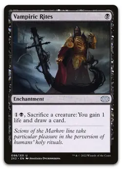 Vampiric Rites #98 (NM) Double Masters 2022 2X2 Magic MTG - Image 1