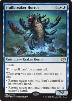 Hullbreaker Horror 63 Rare Innistrad: Crimson Vow Magic: The Gathering Near Mint - Image 1