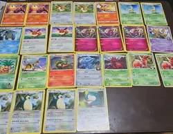 Pokemon TCG Mid Era Lot of Popular Pokemon lot of 25 Charizard Eevee Look Read - Image 1