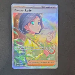 Pokemon Parasol Lady 255/182 SV04: Paradox Rift SIR Full Art Holo - Image 1