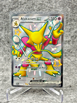 Alakazam ex 215/091 Paldean Fates Ultra Rare Shiny Full Art Pokemon - Image 1