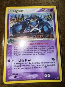 Pokemon TCG 2005 Deoxys Metagross 11/107 Reverse Holo Rare LP Condition - Image 1