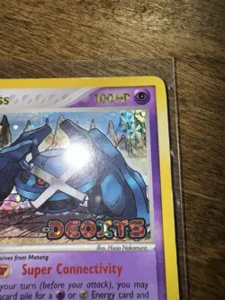 Pokemon TCG 2005 Deoxys Metagross 11/107 Reverse Holo Rare LP Condition - Image 3