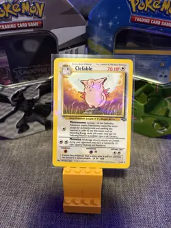 Clefable 17/64 Jungle Non Holo Vintage Rare Pokemon Card WOTC - Image 1