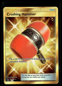 Crushing Hammer 166/156 Ultra Prism Rare Secret Pokemon - Image 1