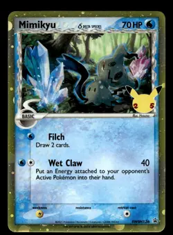 Mimikyu (Delta Species) SWSH136 Celebrations Promo Pokemon NM - Image 1