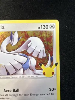 2021 Pokemon LUGIA 022/025 Celebrations: Classic Collection Holo Rare English - Image 3