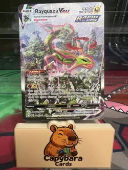 Rayquaza VMAX 218/203 - Evolving Skies - Secret Rare Holo Pokemon Card - Image 1