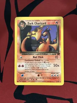 Pokemon Dark Charizard TCG Non-Holo Rare Card 21/82 - Image 1