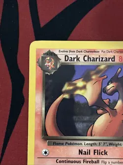 Pokemon Dark Charizard TCG Non-Holo Rare Card 21/82 - Image 3