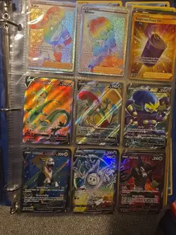 Pokemon TCG Binder Collection lot 98 cards Full Arts Promos Vs Ex Lot Look Read - Image 2