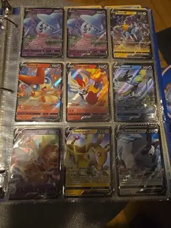 Pokemon TCG Binder Collection lot 98 cards Full Arts Promos Vs Ex Lot Look Read - Image 4