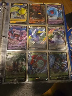Pokemon TCG Binder Collection lot 98 cards Full Arts Promos Vs Ex Lot Look Read - Image 5