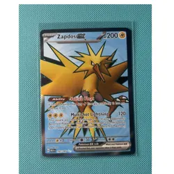 The Pokemon Company Zapdos ex Ultra Rare Holo Scarlet & Violet 151 192/165 - Image 1