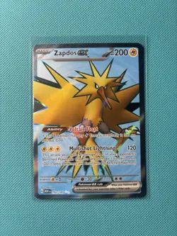 The Pokemon Company Zapdos ex Ultra Rare Holo Scarlet & Violet 151 192/165 - Image 3