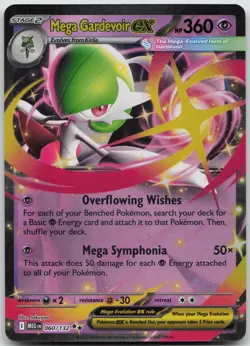 Mega Gardevoir ex 060/132 Double Rare Mega Evolution Pokemon NM/M - Image 1