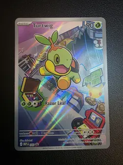 TURTWIG 040 PROMO FULL ART POKEMON TCG NM - Image 1