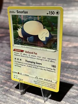 Snorlax 143/196 Holo Swsh11: Lost Origin Pokemon Card - Image 3