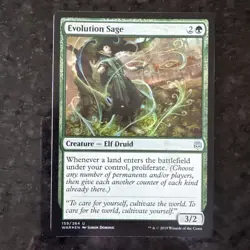 Evolution Sage -Foil Near Mint MTG War of the Spark - Image 2