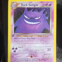 Dark Gengar 6/105 Neo Destiny 1st Edition Holo Rare 70 HP Stage 2 English - Image 1