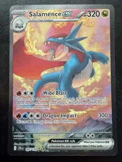 Pokemon Salamence ex 187/159 Journey Together Special Illustration Rare (NM) - Image 1
