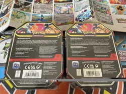 2x Pokemon Mega Glurak X+Y Mega Evolution Tin Box Sets Factory Sealed DE - Image 3