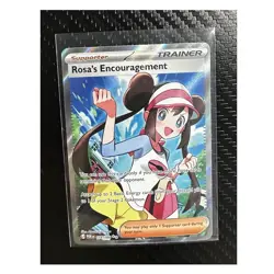Pokemon Rosa's Encouragement 114/088 Cosmic Eclipse Holo Full Art Ultra Rare JP - Image 1