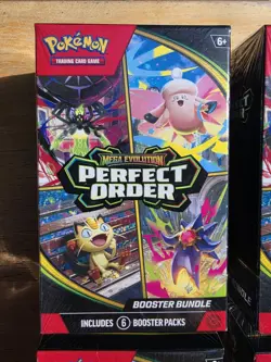 ​Pokemon TCG: Mega Evolution Perfect Order Booster Bundle Lot (4 Boxes) SEALED - Image 2