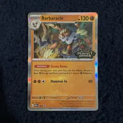 Barbaracle MEP 065 Prerelease Stamped Promo - Pokemon TCG: Perfect Order - NM - Image 1