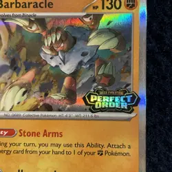 Barbaracle MEP 065 Prerelease Stamped Promo - Pokemon TCG: Perfect Order - NM - Image 5