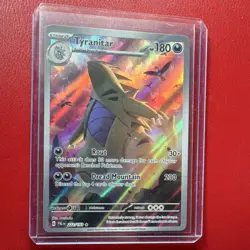 Tyranitar 222/193 Paldea Evolved Illustration Rare Full Art Holo 180HP - Image 1