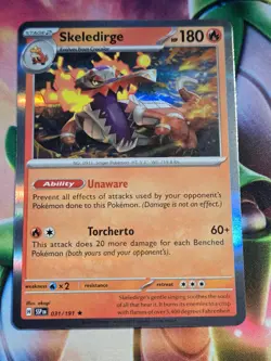 Skeledirge 031/191 Rare Surging Sparks Pokemon Holo Near Mint - Image 1