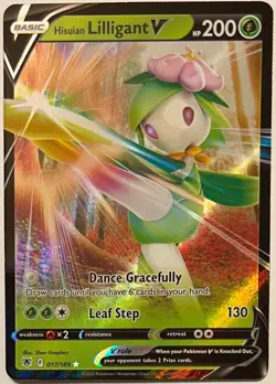 Pokemon TCG Astral Radiance - Hisuian Lilligant V - Holo Rare - 017/189 - NM - Image 1