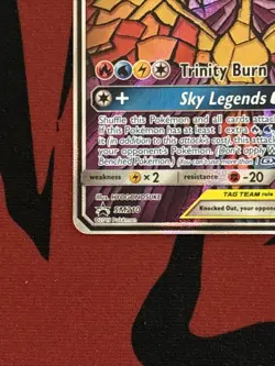 Moltres & Zapdos & Articuno GX SM210 Sm Holo Pokemon TCG - NM - Image 2