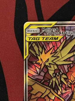 Moltres & Zapdos & Articuno GX SM210 Sm Holo Pokemon TCG - NM - Image 5