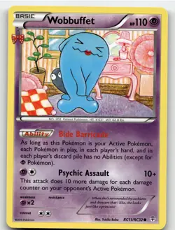 WOBBUFFET RC11/RC32 COMMON GENERATIONS POKEMON LIGHTLY PLAYED - Image 1