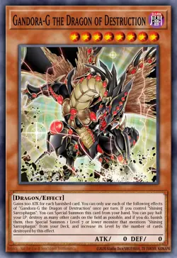 Gandora-G the Dragon of Destruction MP25-EN177 1st ED NM Yu-Gi-Oh! ULTRA RARE - Image 1